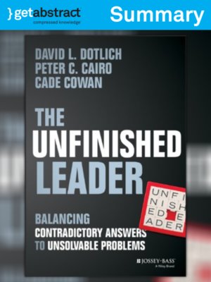 cover image of The Unfinished Leader (Summary)